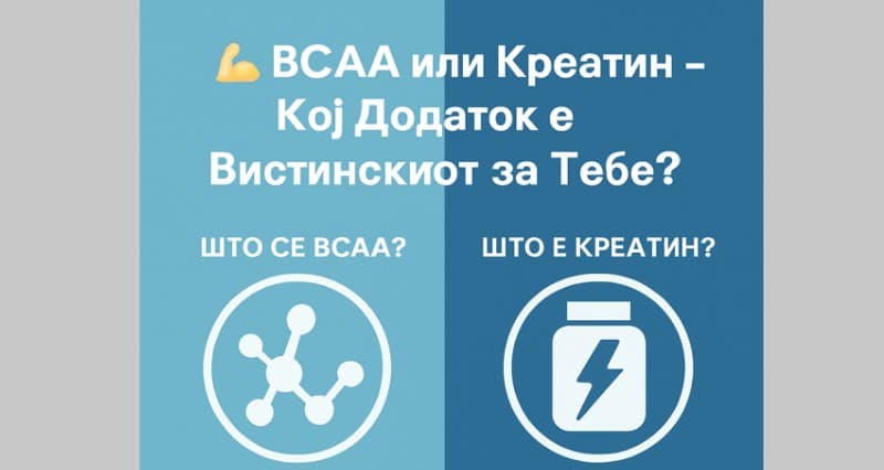 BCAA или креатин: кој додаток е за вас