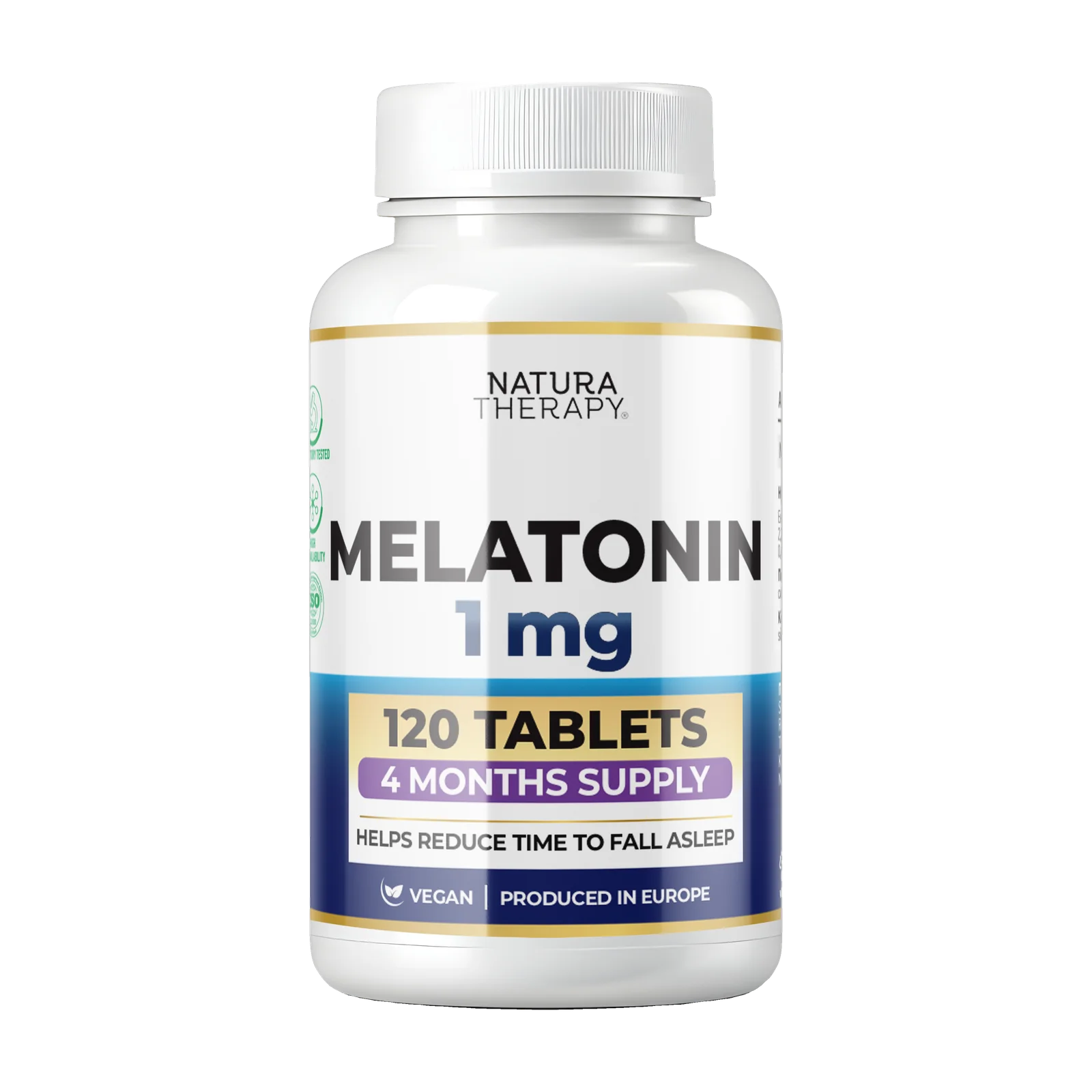 Melatonin — 120 таблети – Melatonin | NaturaTherapy – природни додатоци во исхраната
