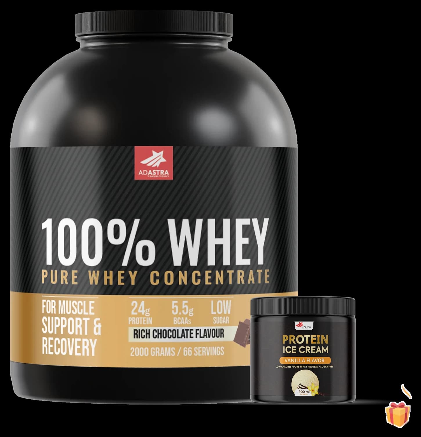 Whey 2 кг + Protein Ice Cream