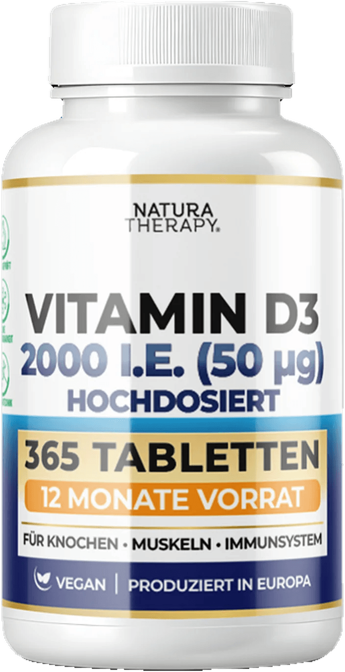 Vitamin D3 — поддршка за имунитет, коски и виталност — 365 таблети – Vitamin | NaturaTherapy – природни додатоци во исхраната