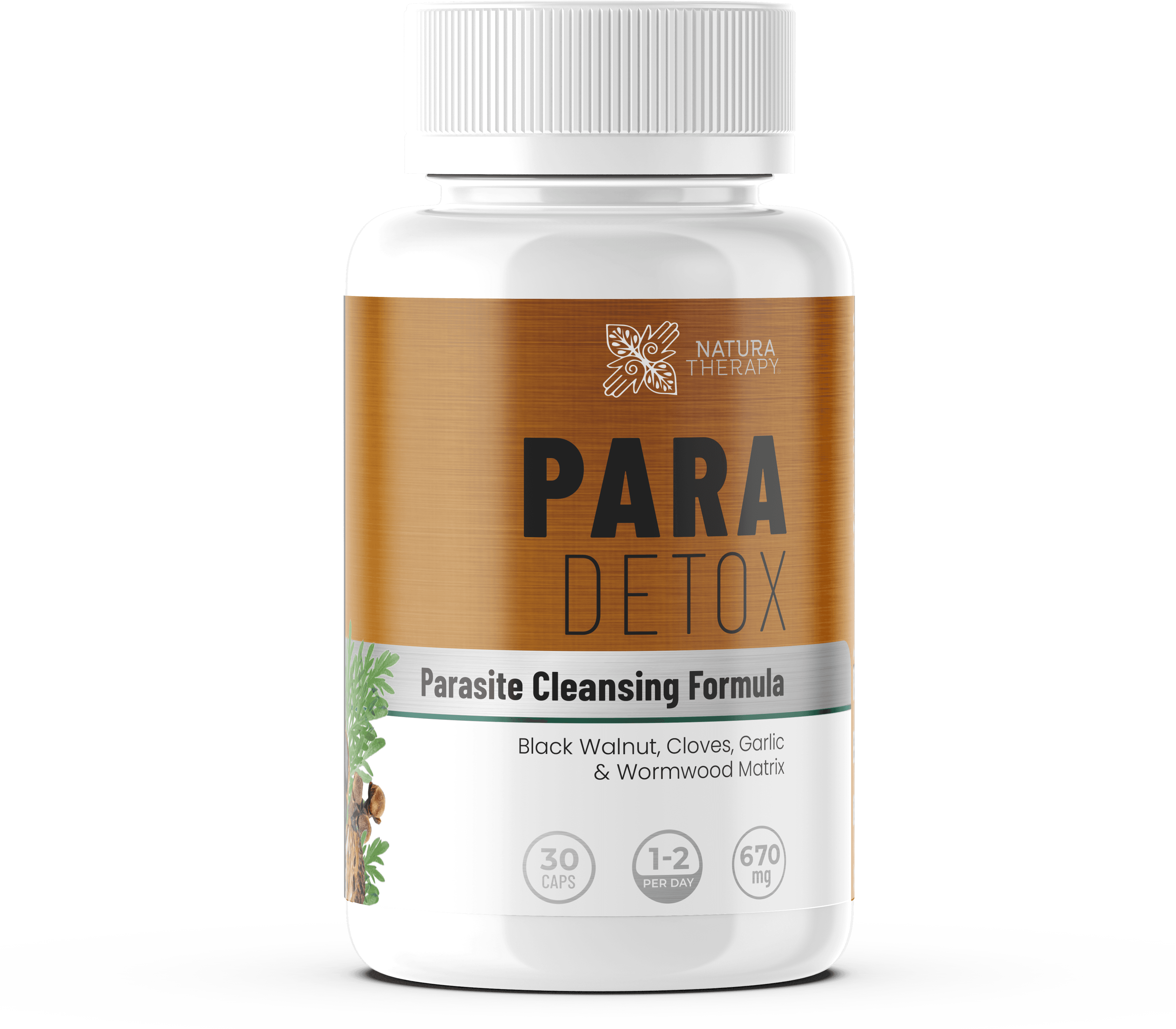 Para Detox — 30 капсули, 670 mg, црн орев пелин каранфилче лук