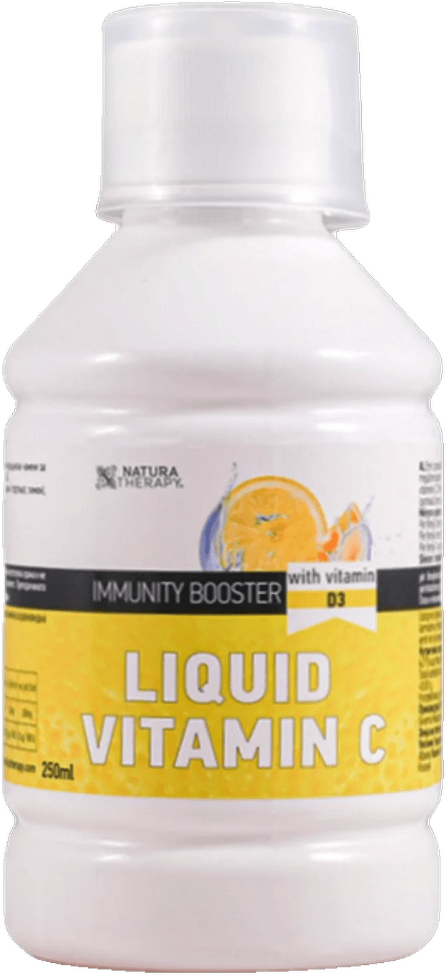 Liquid Vitamin C — течен витамин C со D3 и цинк – Liquid | NaturaTherapy – природни додатоци во исхраната
