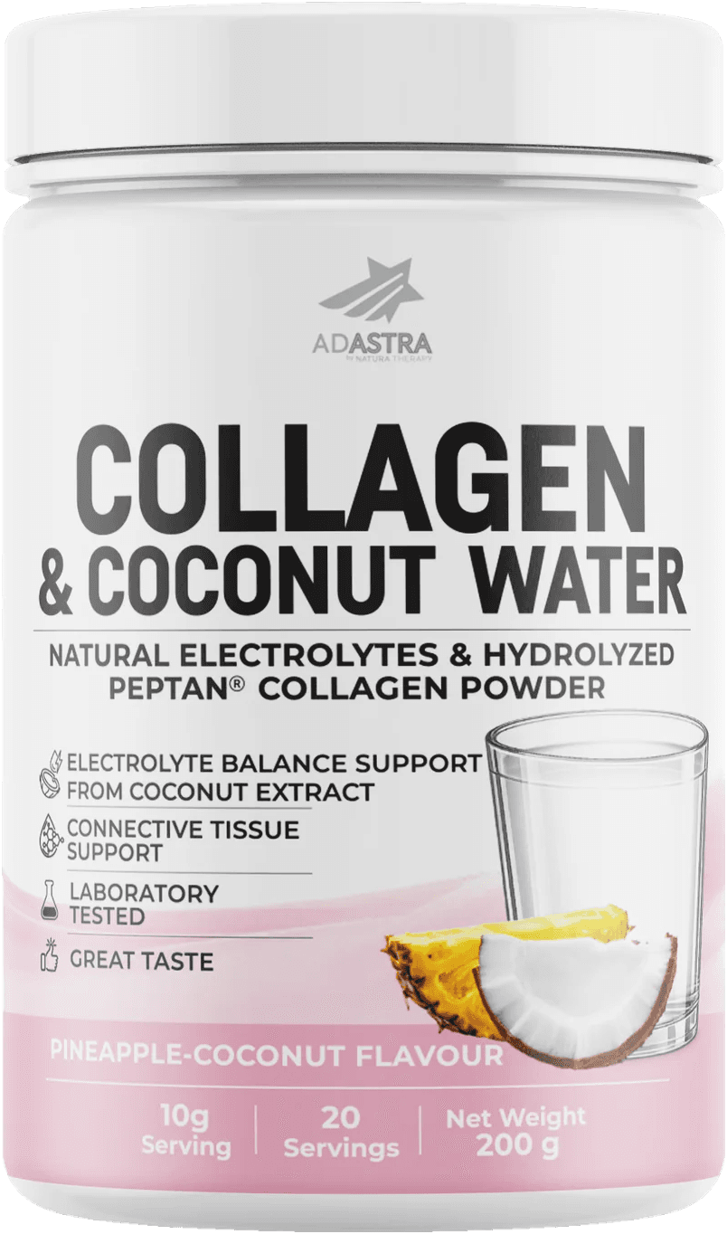 COLLAGEN & COCONUT WATER — колаген и електролити за кожа и зглобови – кожа | NaturaTherapy – природни додатоци во исхраната