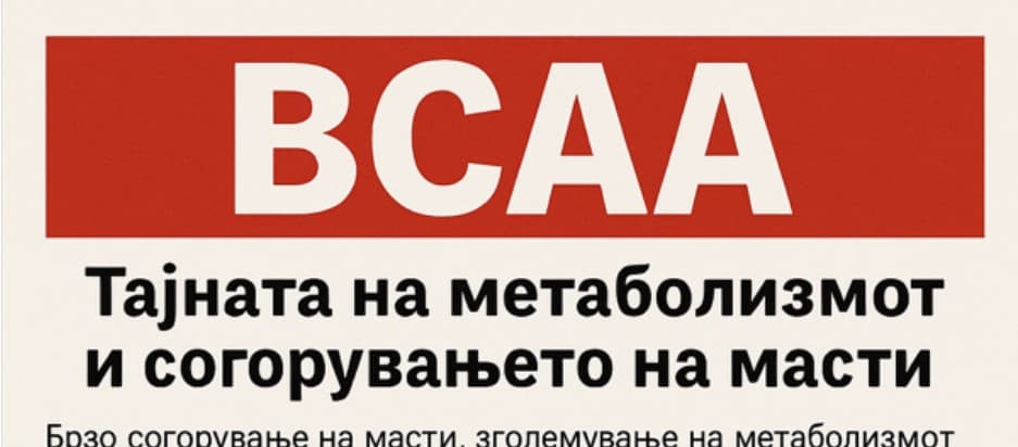 BCAA, метаболизам и согорување масти