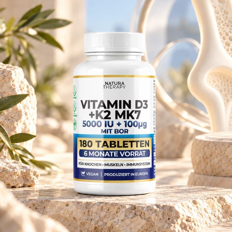 Vitamin D3 + K2 MK7 – шишето на камен
