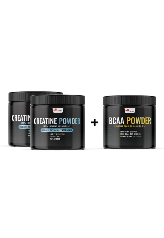 2x CREATINE MONOHYDRATE + BCAA гратис 2x CREATINE MONOHYDRATE + BCAA гратис