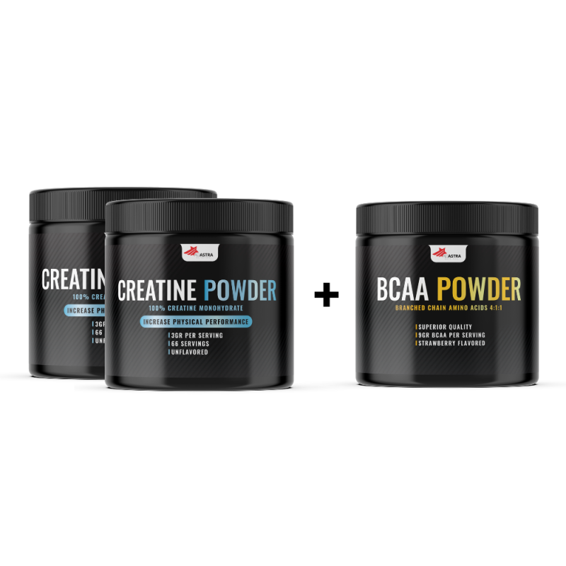 2x CREATINE MONOHYDRATE + BCAA for free