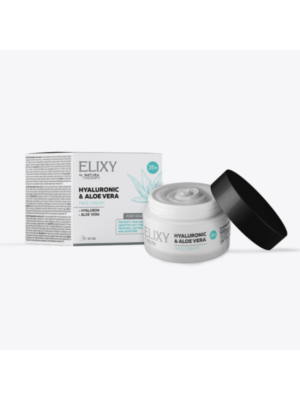 ELIXY Hyaluronic&Aloe vera Face cream 35+ - крема за нега на кожа