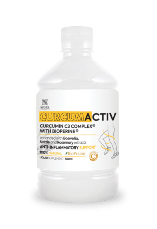 Curcumactiv (500ml) - препарат за смирување болки и воспаленија Curcumactiv (500ml) - препарат за смирување болки и воспаленија