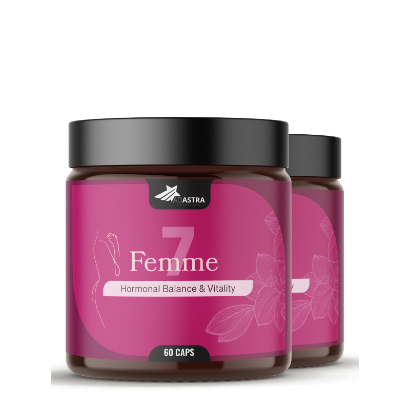FEMME 7 (1+1) - nutritional supplement intended for the female population to regulate hormonal imbalances