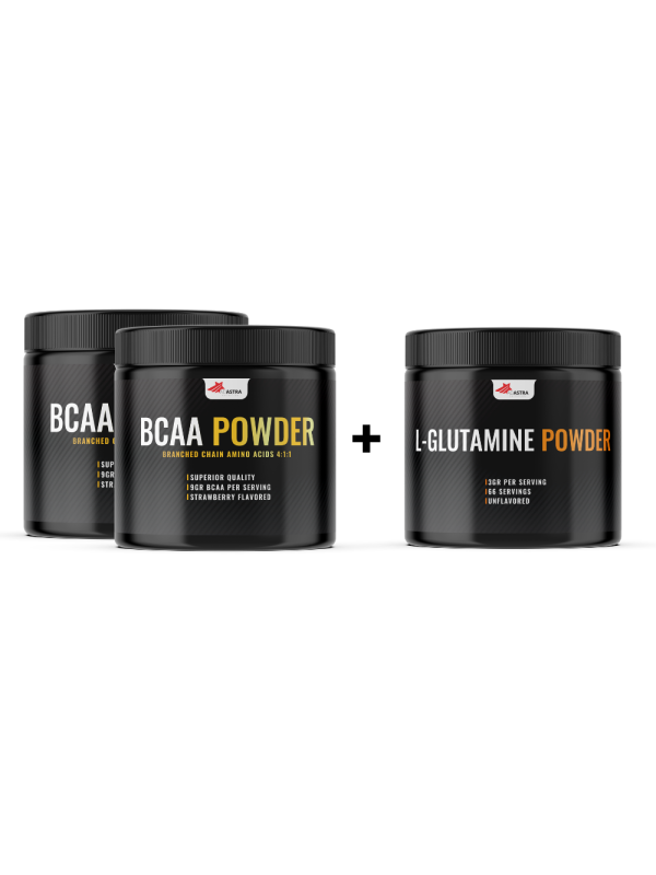 2x BCAA + L-GLUTAMINE for free