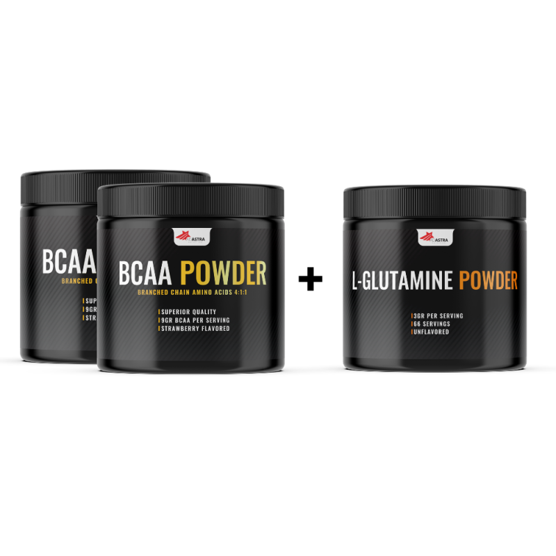 2x BCAA + L-GLUTAMINE for free 