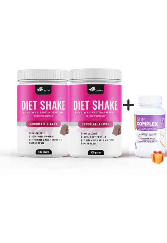 Diet Shake (1+1) ( со вкус на чоколадо )  + Slim Complex