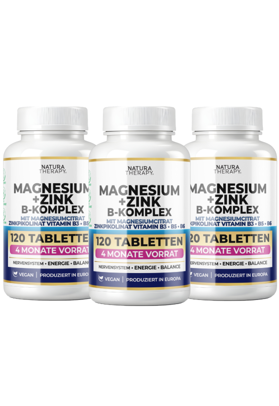 3 MAGNESIUM+ZN+B-Complex (360 таблети)