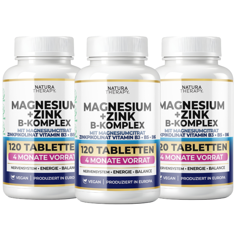 3 MAGNESIUM+ZN+B-Complex (360 таблети)