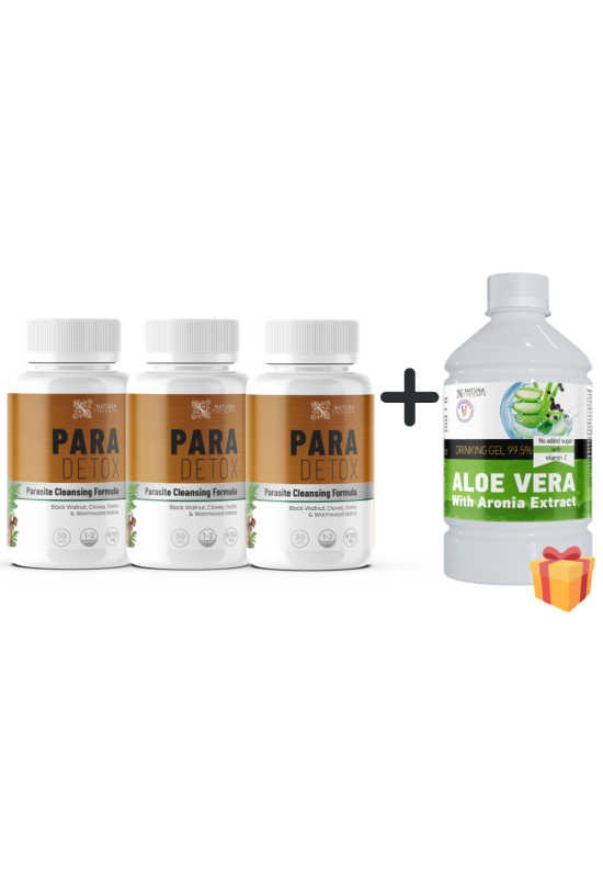 3 PARA DETOX + ALOE VERA GEL 0.5L