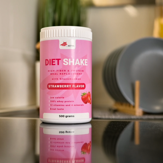 Diet Shake со вкус на чоколадо +Shaker, заменски оброк за регулирање на тежината