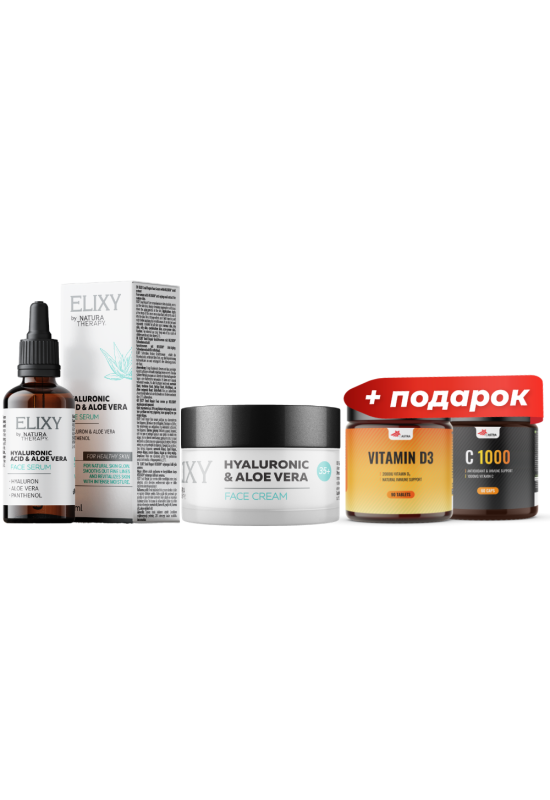 ELIXY Hyaluronic + Aloe Duo 35+ + Vit C(60) & D3(90)