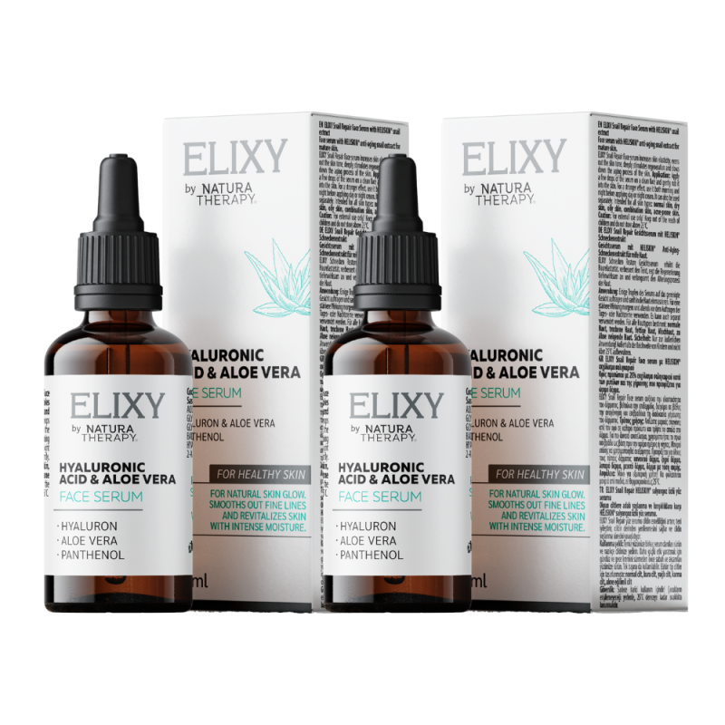 ELIXY Hyaluronic Acid&Aloe vera Face serum (1+1) - skin care serum