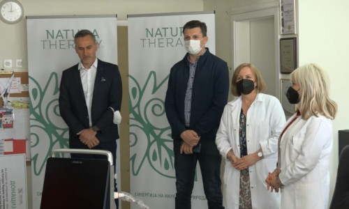 Донација на компанијата „Натура Терапи“ во Клиниката за детски болес
