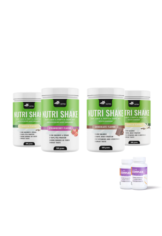 Nutri Shake  ( 2 веган, 2 whey) +2x Slim Complex Nutri Shake  ( 2 веган, 2 whey) +2x Slim Complex