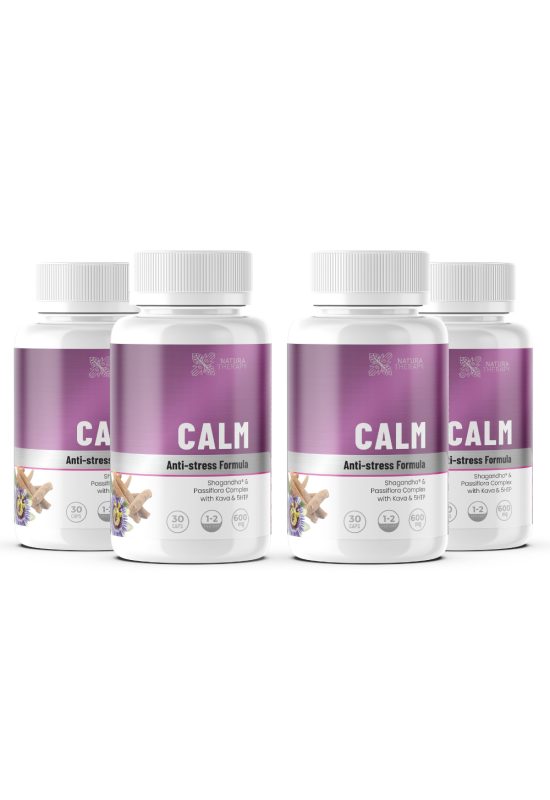CALM (2+2) + подарок - препарат со посебна медицинска намена за диететско регулирање на состојби на анксиозност, стрес и нарушувања на расположението CALM (2+2) + подарок - препарат со посебна медицинска намена за диететско регулирање на состојби на анксиозност, стрес и нарушувања на расположението