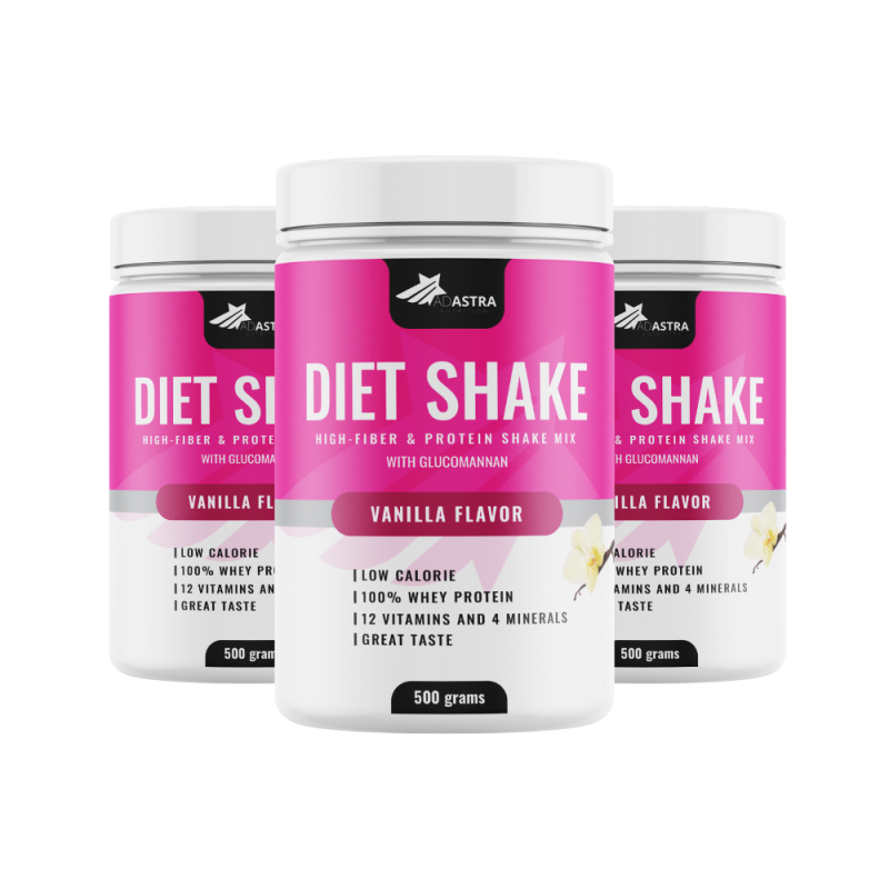 Diet Shake (2+1) ( со вкус на ванила ) + подарок - заменски оброк за регулирање на тежината