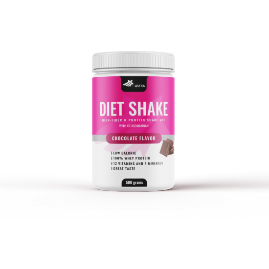 Diet Shake со вкус на чоколадо -  заменски оброк за регулирање на тежината 
