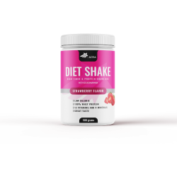 Diet Shake with strawberry flavor - meal replacement for weight management