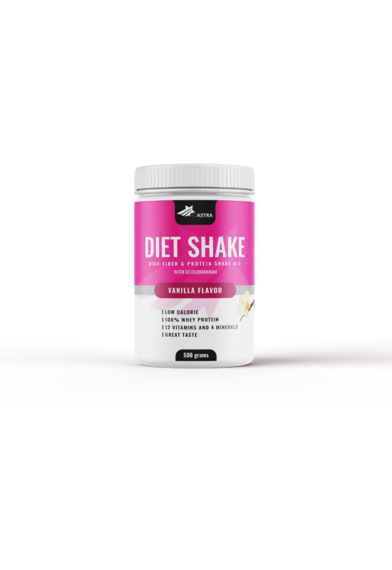 Diet Shake со вкус на ванила - заменски оброк за регулирање на тежината