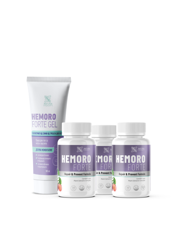 Hemoro Forte (2+1) +  Hemoro Forte Gel  Hemoro Forte (2+1) +  Hemoro Forte Gel