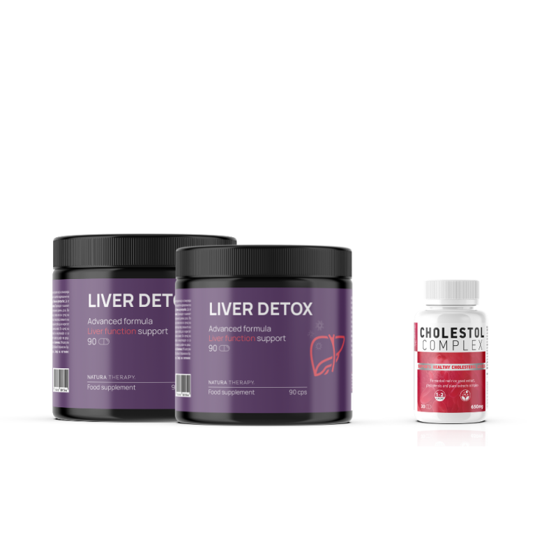 Liver Detox - (1+1) (180cps) + подарок Cholestol Complex Liver Detox - (1+1) (180cps) + подарок Cholestol Complex