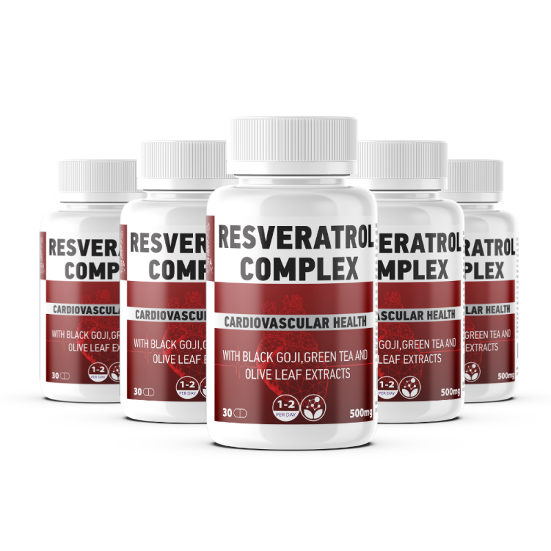 RESVERATROL COMPLEX  (3+2) + подарок  - за кардиоваскуларни болести