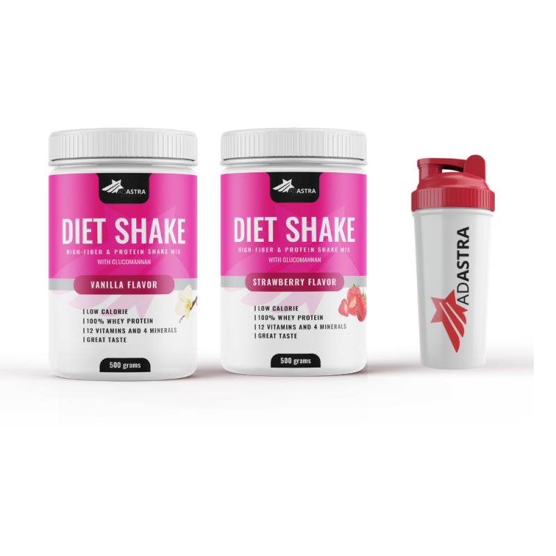 2x Diet Shake + подарок Shaker - заменски оброк за регулирање на тежината